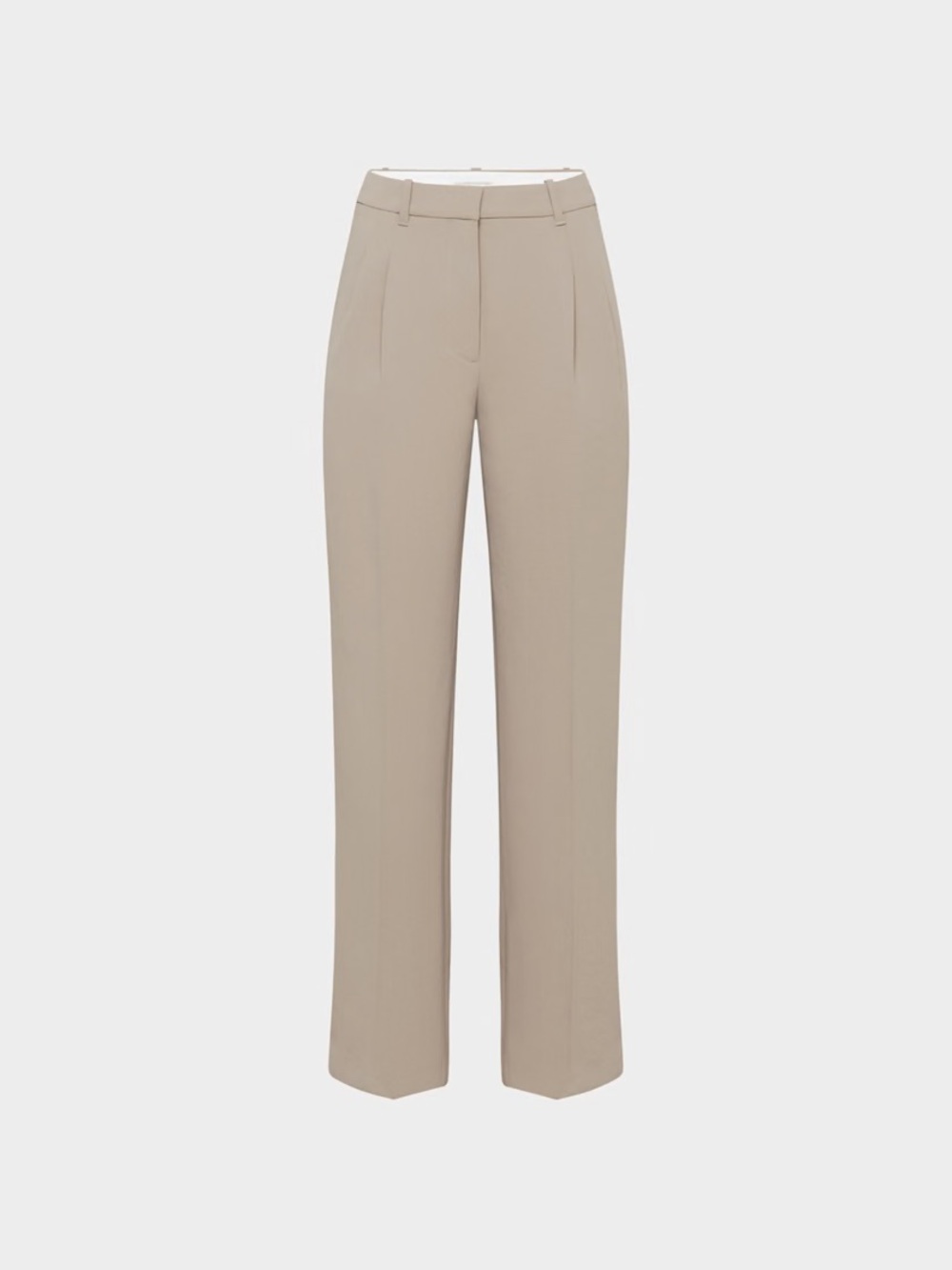 Aritzia The Effortless Pant - Crepette Size 00 $148 Retail in Nomad Taupe